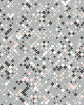 Diagonal square mosaic pattern Stock Illustration