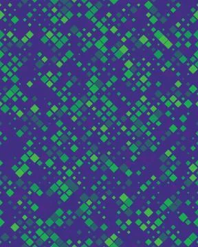 Diagonal square mosaic pattern Stock Illustration