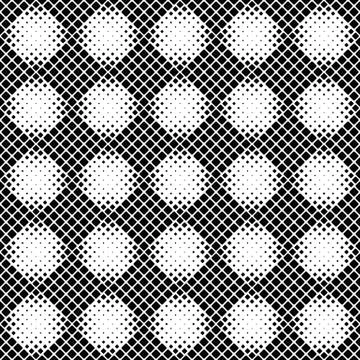 Diagonal square pattern background - monochrome abstract vector design Illustrazione stock