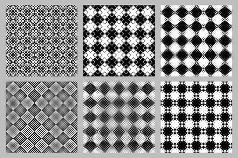 Diagonal square pattern background set 스톡 일러스트