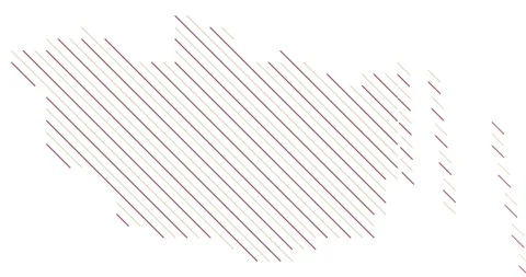 Diagonal Stripe Animation Reveals Mongolia Map Silhouette Video stock 327599378