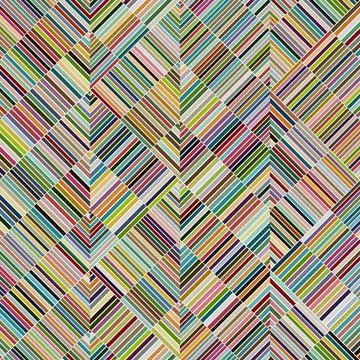 Diagonal stripe seamless pattern. Multicolored lines vector image. Stock Illustration