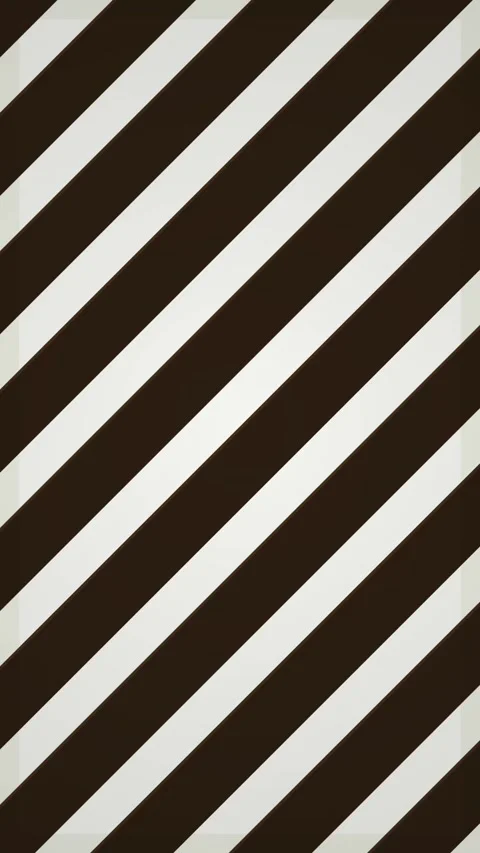 Diagonal Stripes Background - Dark Brown and White Pattern Stock Footage 347695408