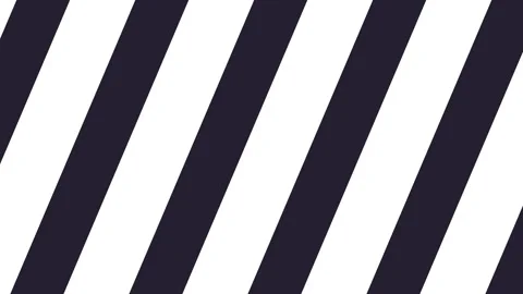 Diagonal Stripes Background - Modern Black and White Geometric Pattern Stock Footage 333472105
