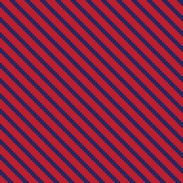 Diagonal Stripes Knitting seamless pattern design in red and navy Stock Illustration