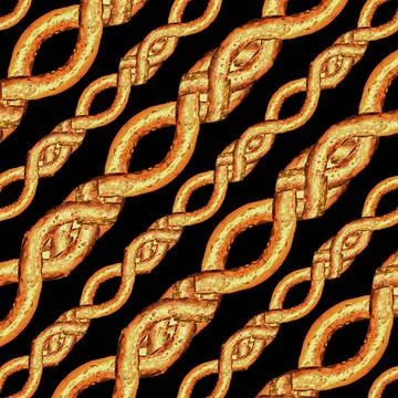Diagonal Stripes Lace Pattern Digital art style interlaced abstract geomet... Stock Photos