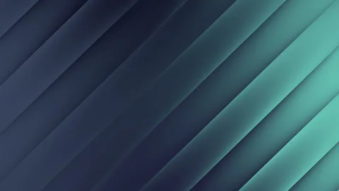 Diagonal teal and blue lines create a gradient background. Stock Footage 295047147