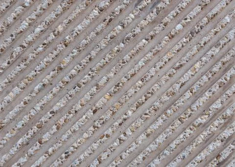 Diagonal Texture of Concrete Panel on Building Fotos de archivo