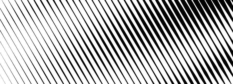 Diagonal thin line halftone gradation texture. Fade oblique stripe gradient Illustrazione stock