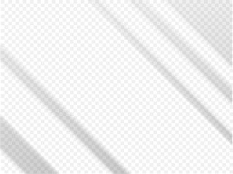 Diagonal thin shadows on a transparent background. Stock Illustration