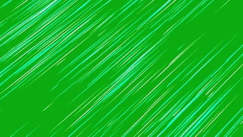 Diagonal thin white kinetic motion lines animated on green screen speed effect Stock Footage 335218178