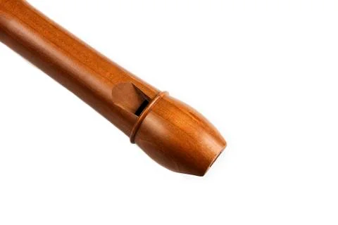 Diagonal treble flute Stock Photos