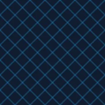 Diagonal Trellis Stripe Texture. Denim Indigo Blue Regular Tone on Tone Stock Illustration