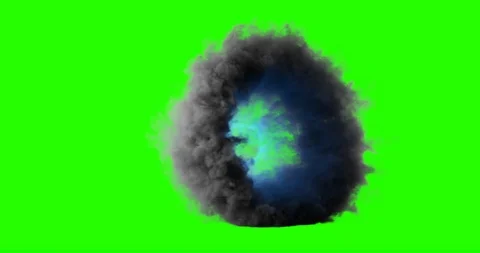 Diagonal view of 3d animation cloud gate appearing and disappearing. Stock Footage 106393687