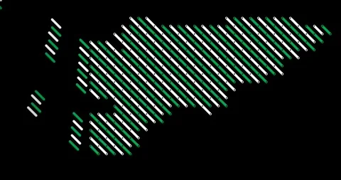 Diagonal Visual Elements Construct Kyrgyzstan Shape Stock Footage 326836390
