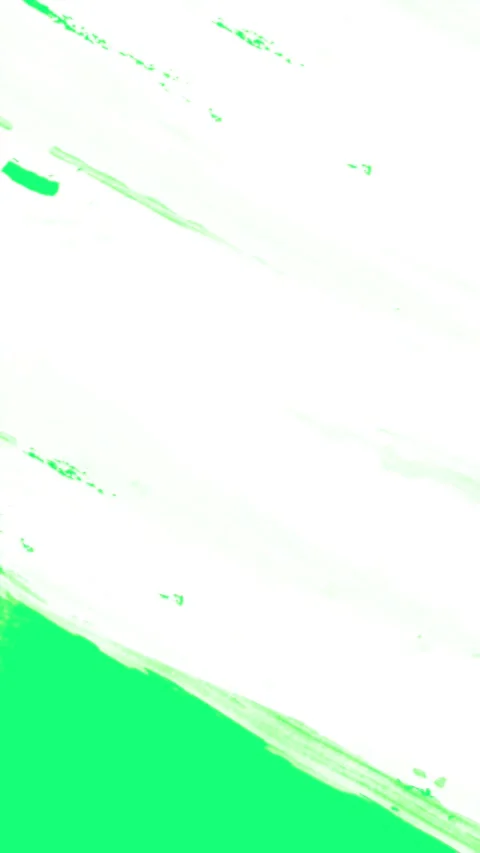 Diagonal White Brush Wipe Transition on Green Screen, Paint Stroke Video Intro Stock Footage 326057915