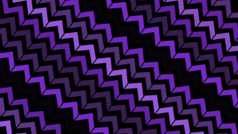 Diagonal zigzag pattern over dark grid background, geometric abstract tech .. 動画素材 329507267