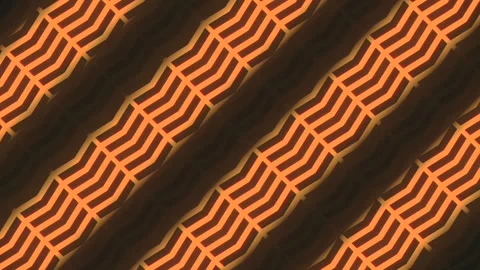 Diagonal zigzag wavy pattern of black and orange lines Vídeos de archivo 275603647
