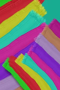 Diagonally located, intersecting colored bright wide stripes, similar to fa.. Stock Illustration