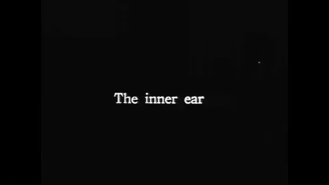 A diagram and function of the inner ear in the 1920s. Video stock 89767750