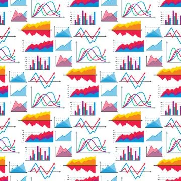 Diagram chart graph elements vector business infographic flow sheet data Illustrazione stock