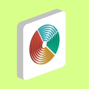 Diagram computer symbol 스톡 일러스트