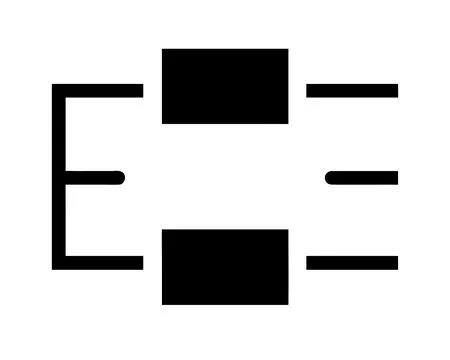 Diagram of Connected Components Network System Concept Stock Illustration