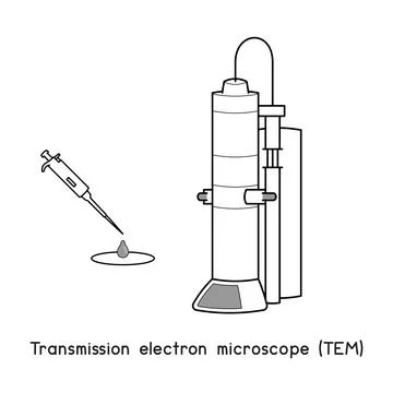 Diagram for experiment setup lab outline vector illustration Stock Illustration
