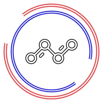 Diagram Graphs vector icon Stock Illustration