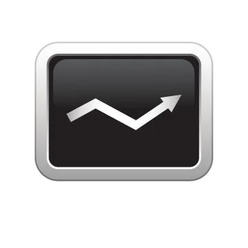 Diagram icon black Illustrazione stock