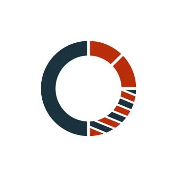 Diagram icon. Creative symbol in two colors. Pixel perfect diagram icon for web Stock Illustration