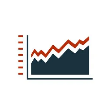 Diagram icon. Creative symbol in two colors. Pixel perfect diagram icon for web Stock Illustration