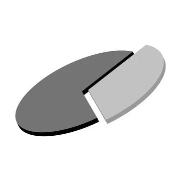 Diagram icon vector design element Stock Illustration