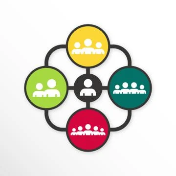 Diagram Illustrazione stock