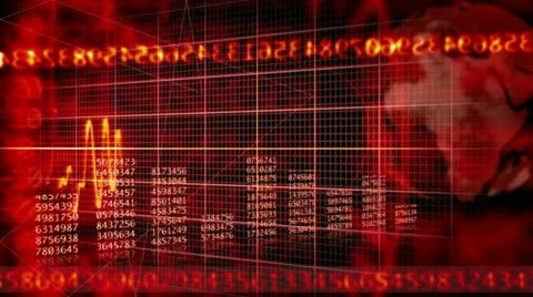Diagram with numbers Video stock 11252669