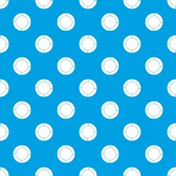 Diagram pie chart with arrows pattern seamless blue Stock Illustration