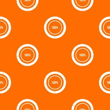 Diagram pie chart pattern seamless Illustrazione stock