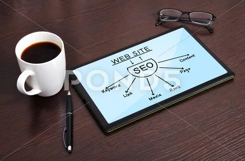 Diagram seo Stock Photos