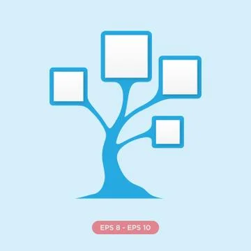 Diagram tree Stock Illustration