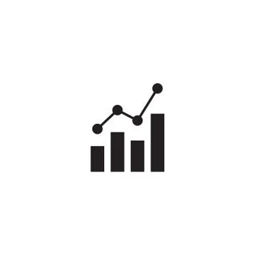 Diagram vector icon design template Stock Illustration