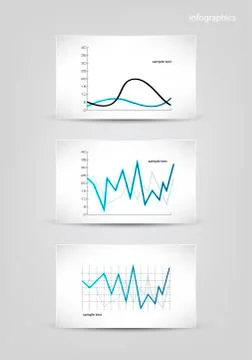 Diagrams Illustrazione stock