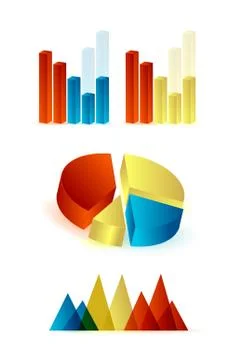 Diagrams Illustrazione stock