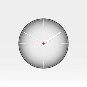 Dial of analog clock. Vector illustration EPS Stock Illustration