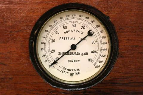 Dial barometer Stock Photos