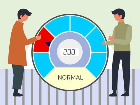 Dial Concept Illustration Style Stock Illustration