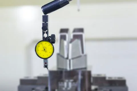 The dial gauge Stock-Fotos
