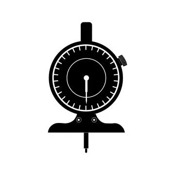 Dial indicator icon Stock Illustration