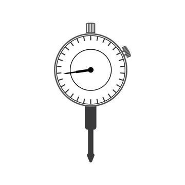 Dial indicator icon Stock Illustration