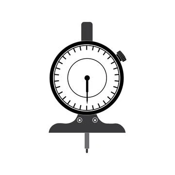 Dial indicator icon Stock Illustration