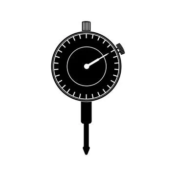 Dial indicator icon Stock Illustration
